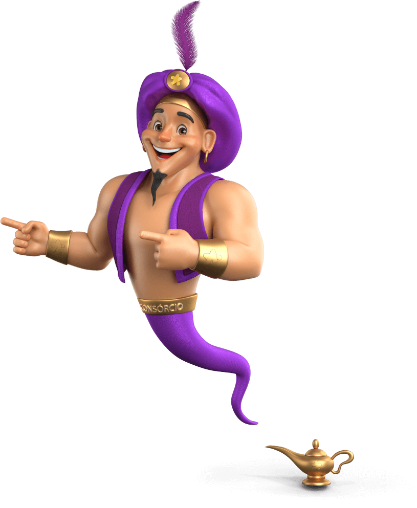 Mascote 3d zema apontando